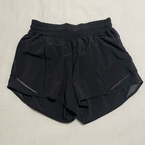 Black Lululemon shorts Size 4